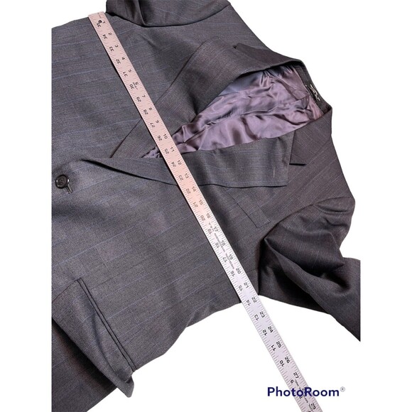 Vintage Tailored Elegance by Victors Washington Mall Suit 43R Mens Pin Striped - Picture 13 of 15